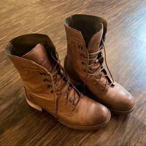 Timberland Whittemore Lace-up heeled leather boot 5.5